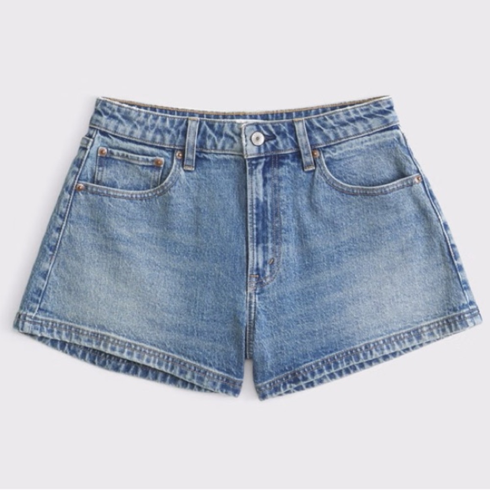 Abercrombie Curve Love High Rise 90s Cutoff Shorts